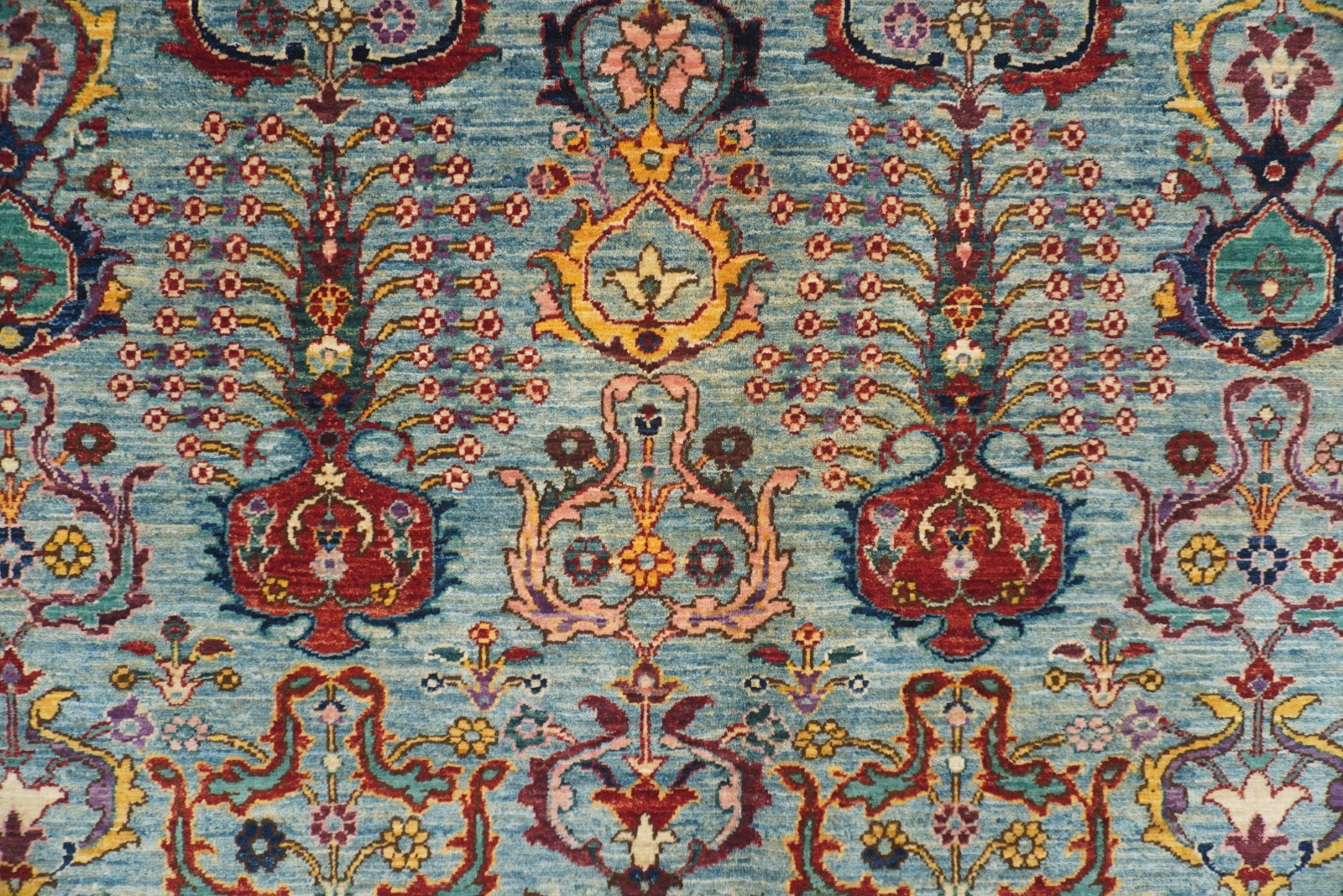 12×18 ft Blue Bidjar Afghan Fine Hand Knotted Wool Traditional Rug