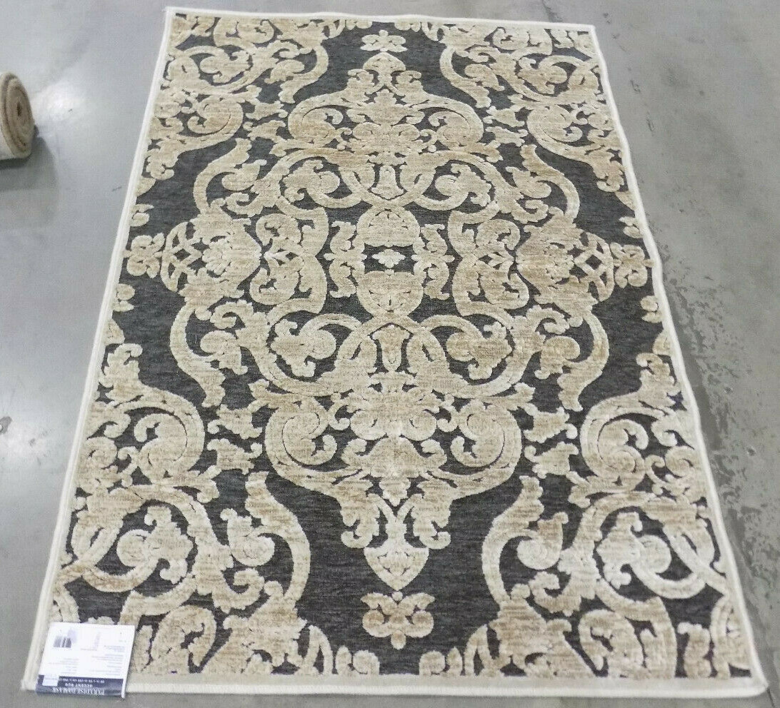 STONE / ANTHRA 3′-3″ X 4′-7″ Stained Rug Reduced Price 1172570946 PARB348-3430-3