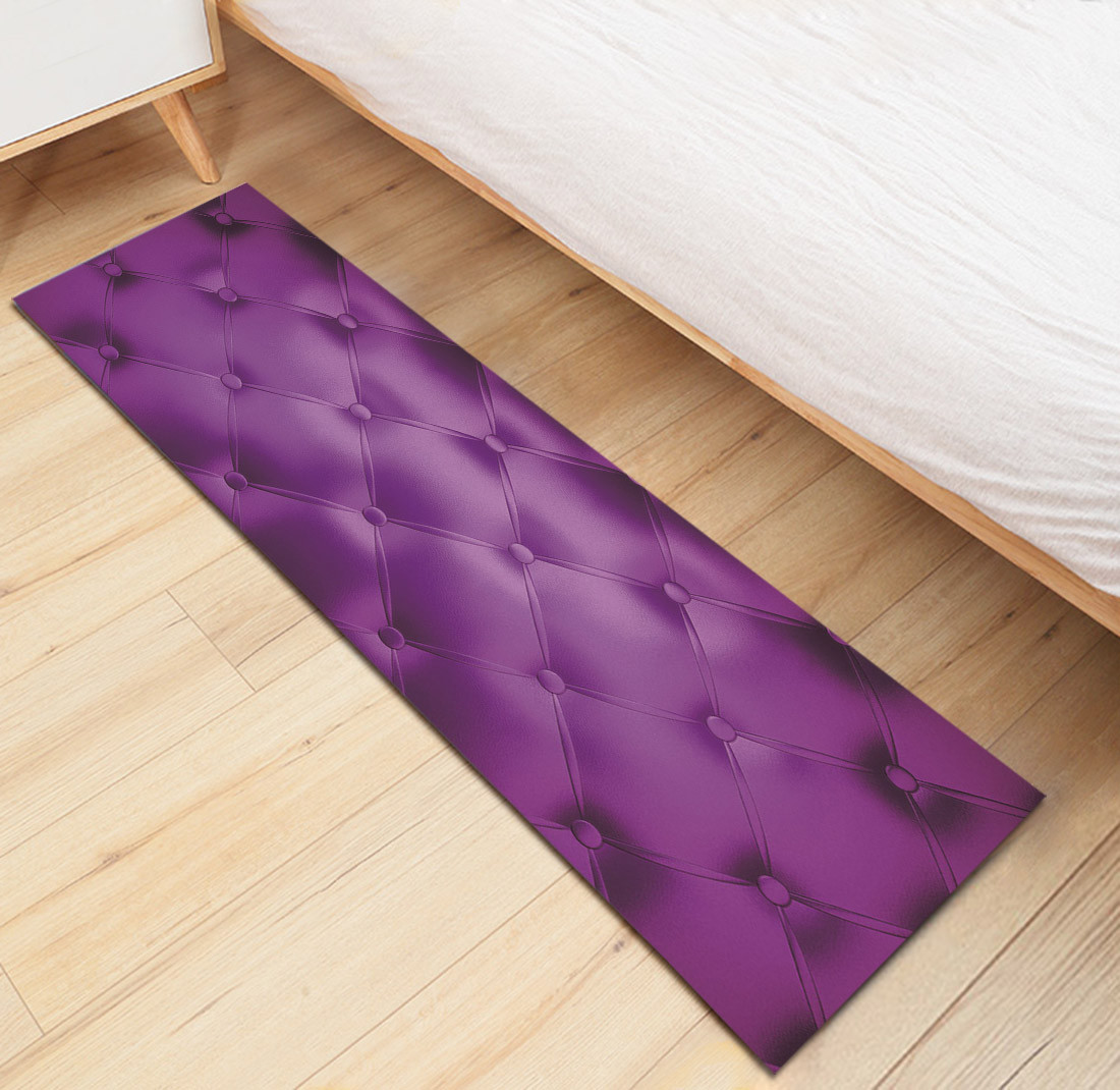 Kitchen Area Rugs Purple Leather Headboard Pattern Living Room Floor Mat Carpet