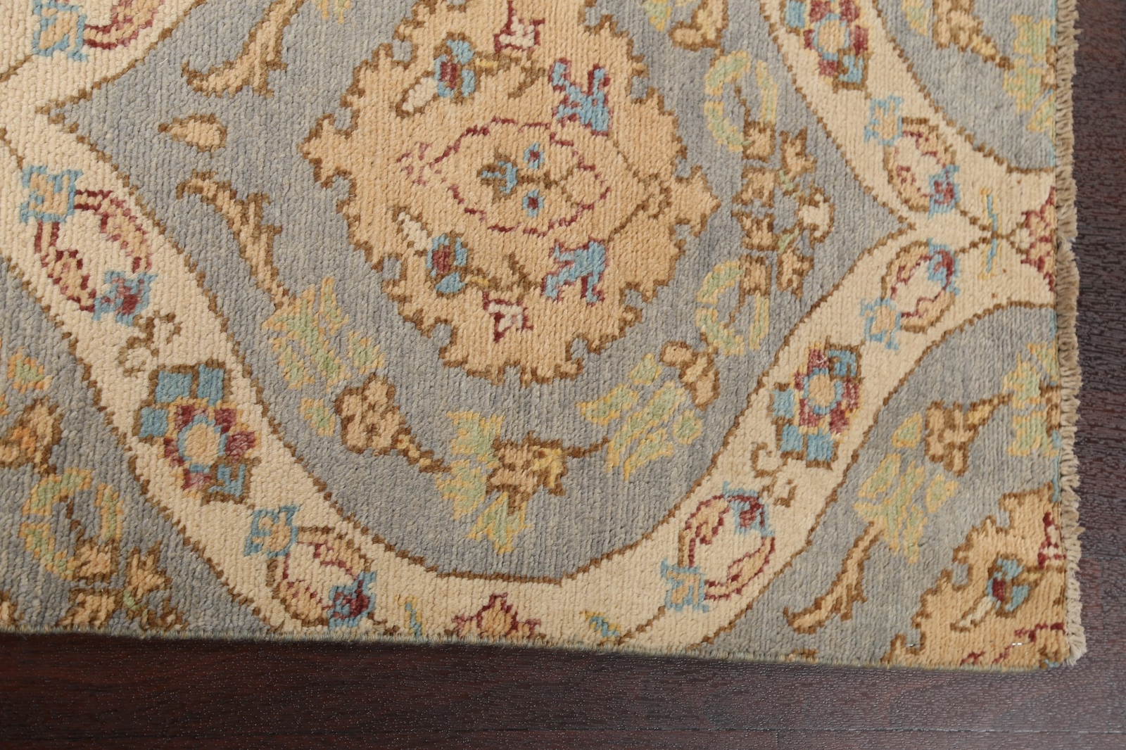 Exquisite Oushak Oriental Wool Rug Bedroom 4×6 ft Grey Carpet