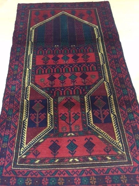 2’6″ x 4’6″ New Afghan Turkeman Oriental Rug – 100% Wool Pile – Hand Knotted