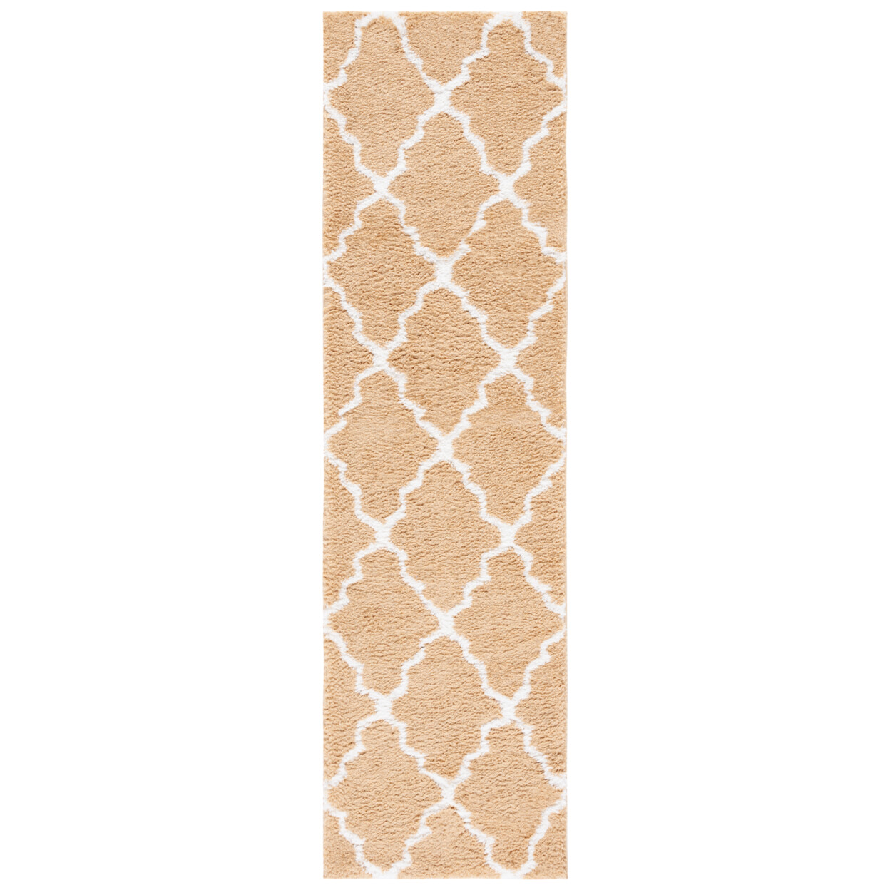 SAFAVIEH Berber Shag BER575D Dark Beige / Ivory Rug