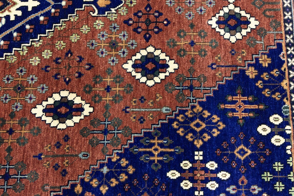 Vintage Style Handmade Tribal Geometric Oriental Rug Living Room Carpet 6×9 ft