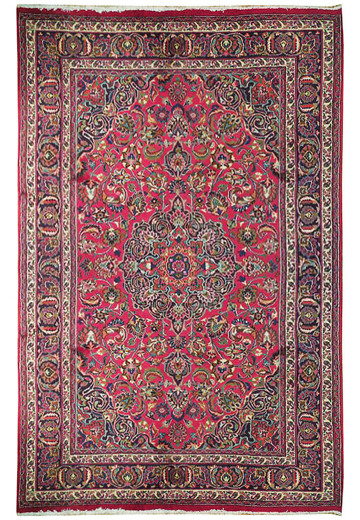 6′ x 10′ Pink Semi-Antique Perssiaan Tabreez Rug 72184