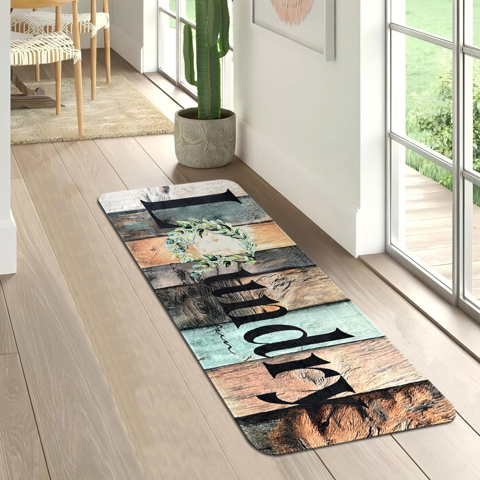 NonSlip Laundry Room Runner Waterproof Kitchen Floor Mat 20×47 Inch Rug