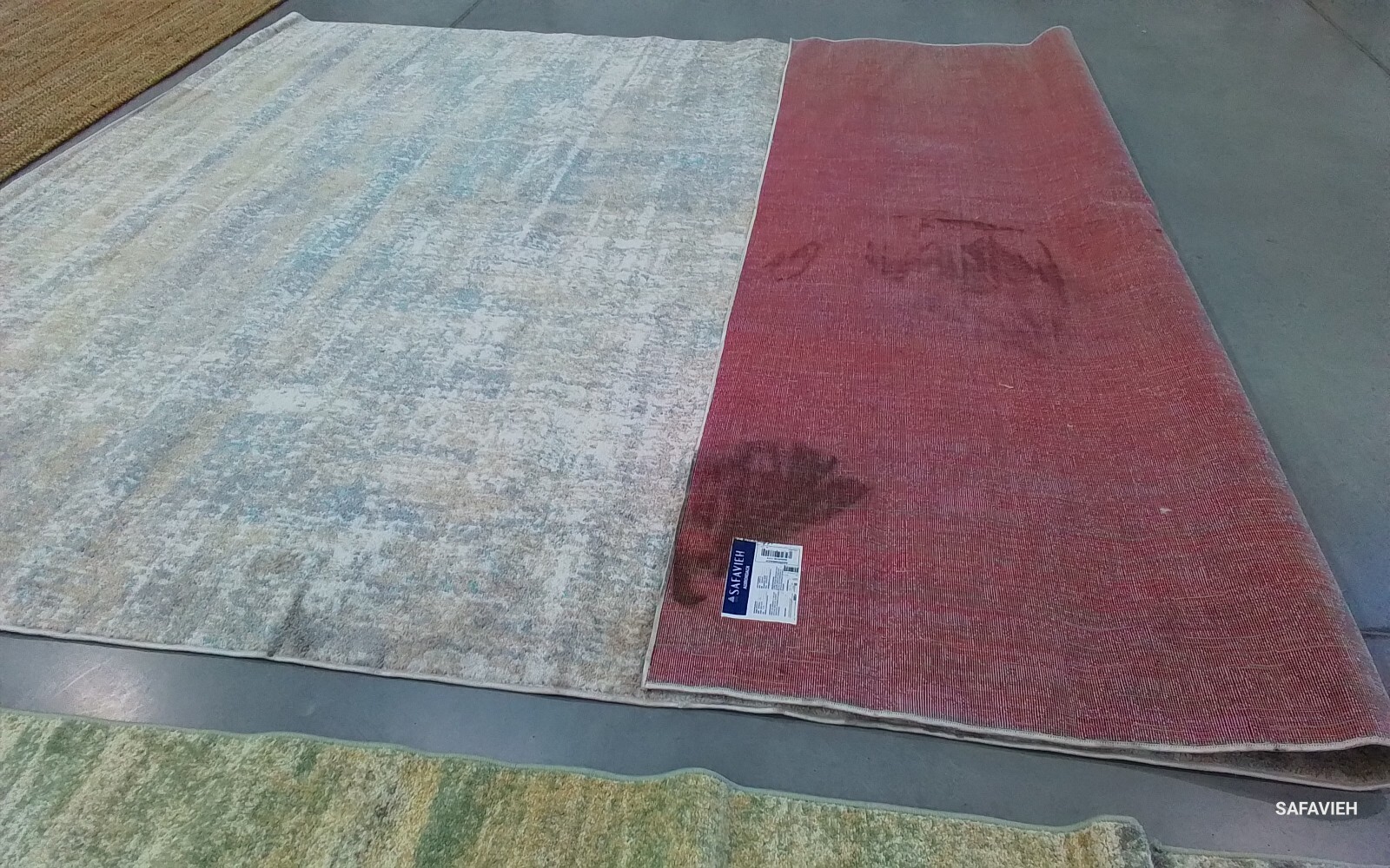 BEIGE / SLATE 11′-0″ x 15′-0″ Stained Rug, Reduced Price 1172770673 ADR207B-1115