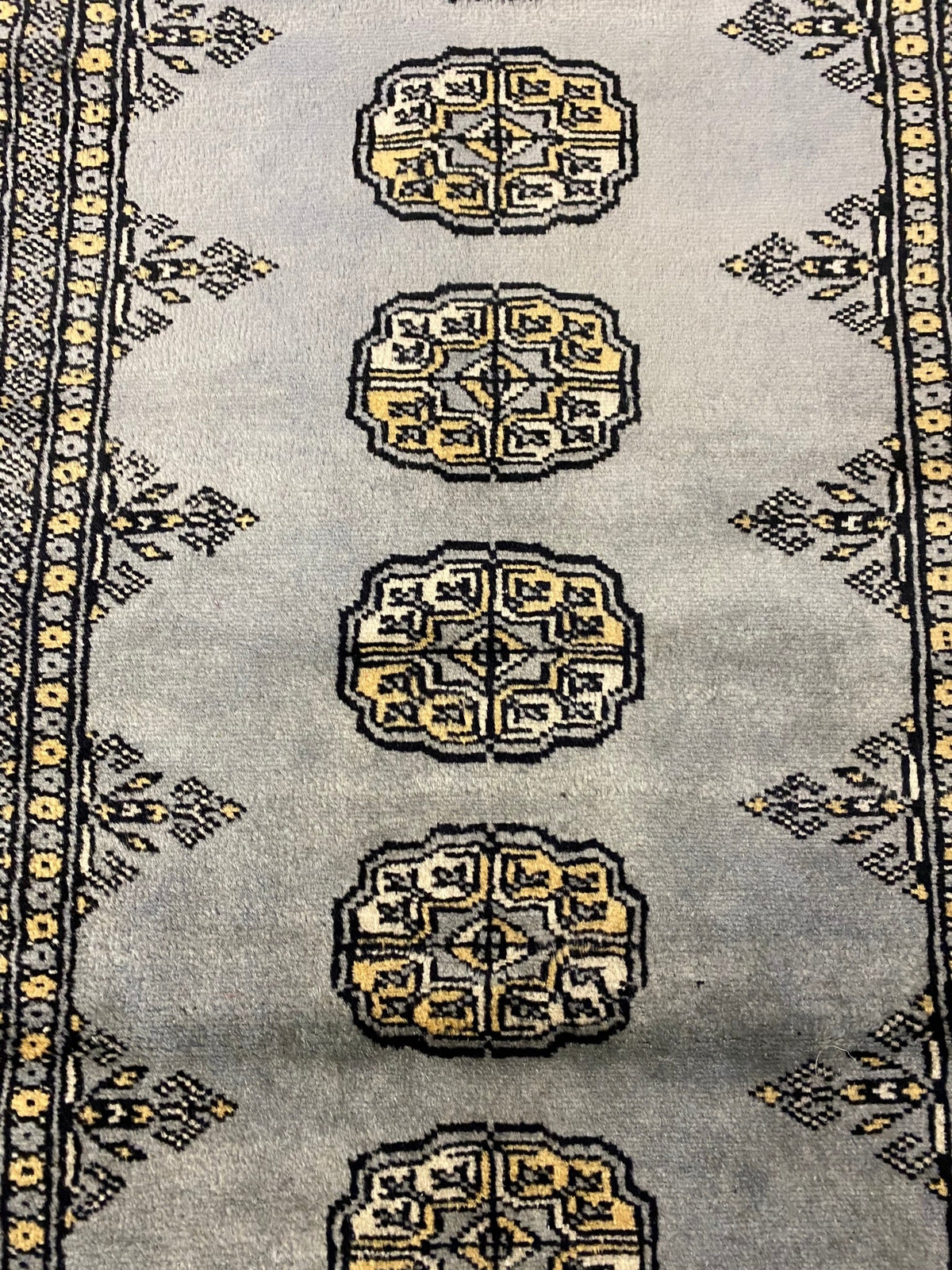 2′ X 7′ Feet Beige Handmade Bokhara Runner #F-6783