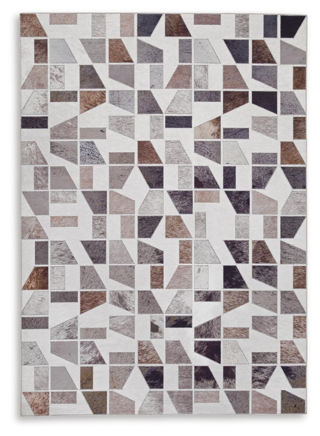 Signature Design by Ashley Contemporary Jettner 5′ x 7′ Rug Multi