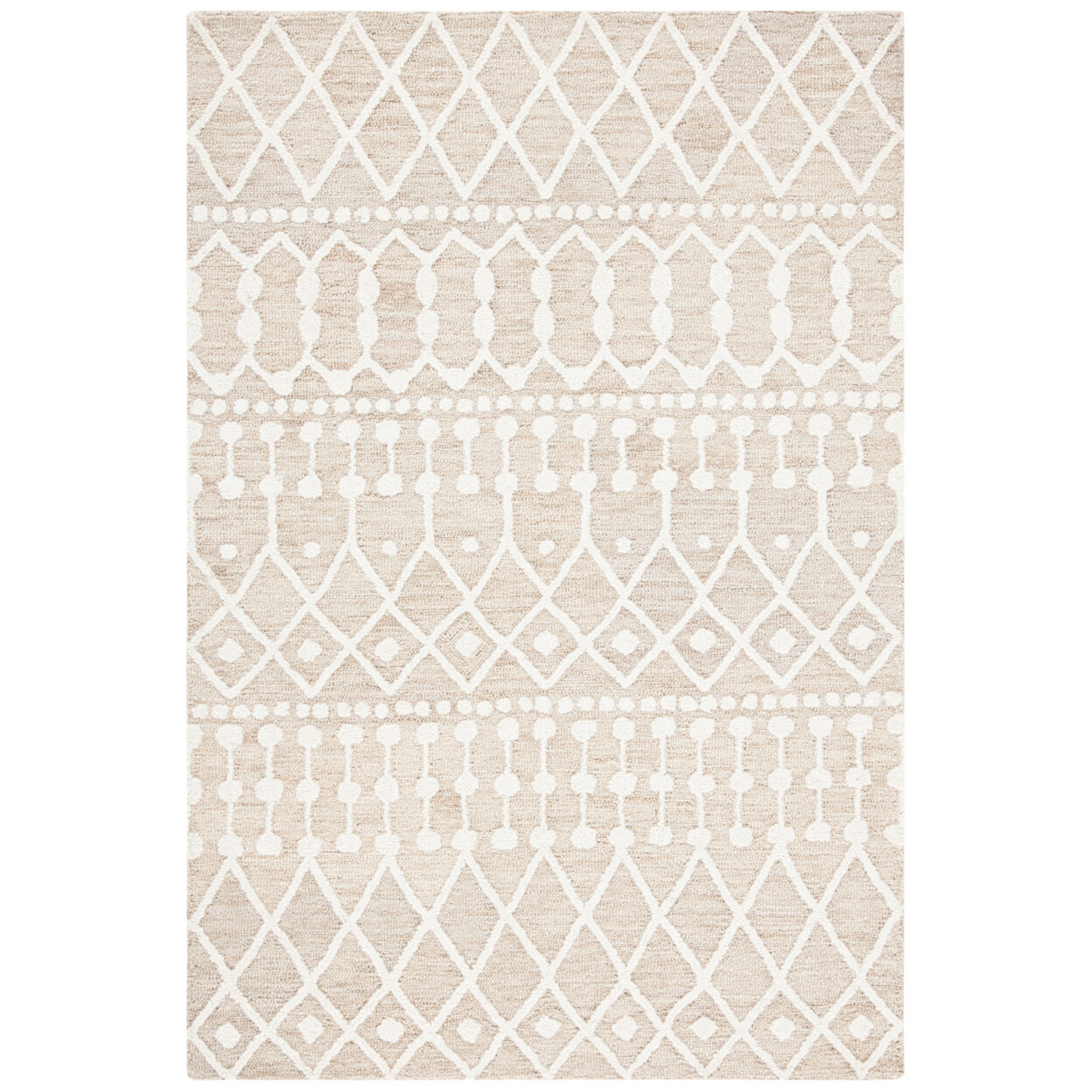 SAFAVIEH Blossom BLM115B Handmade Beige / Ivory Rug