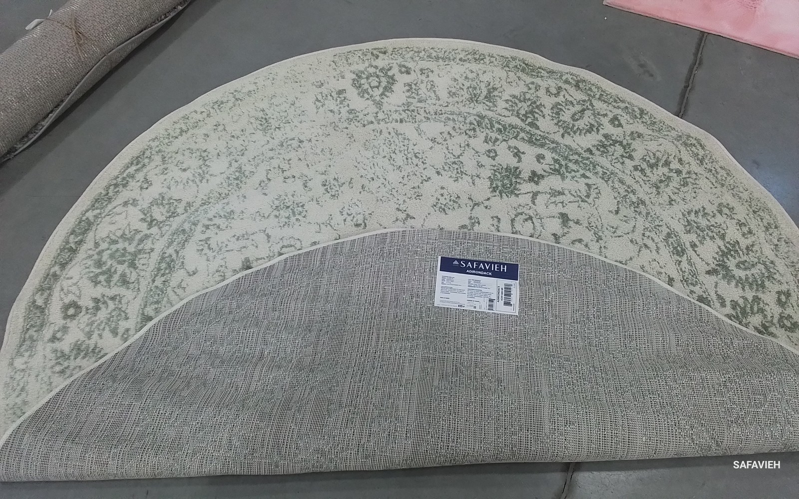 IVORY / SAGE 6′-0″ x 6′-0″ Flaw in Rug, Reduced Price 1172796830 ADR109V-6R