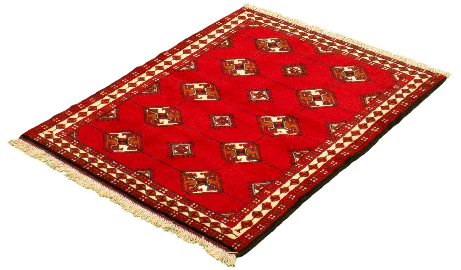 Traditional Hand-knotted Wool Oriental Carpet 3’7″ x 4’7″ Area Rug