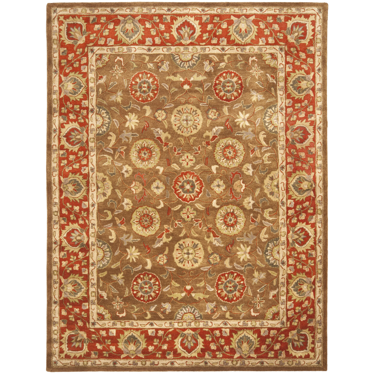 SAFAVIEH Heritage HG963A Handmade Beige / Rust Rug