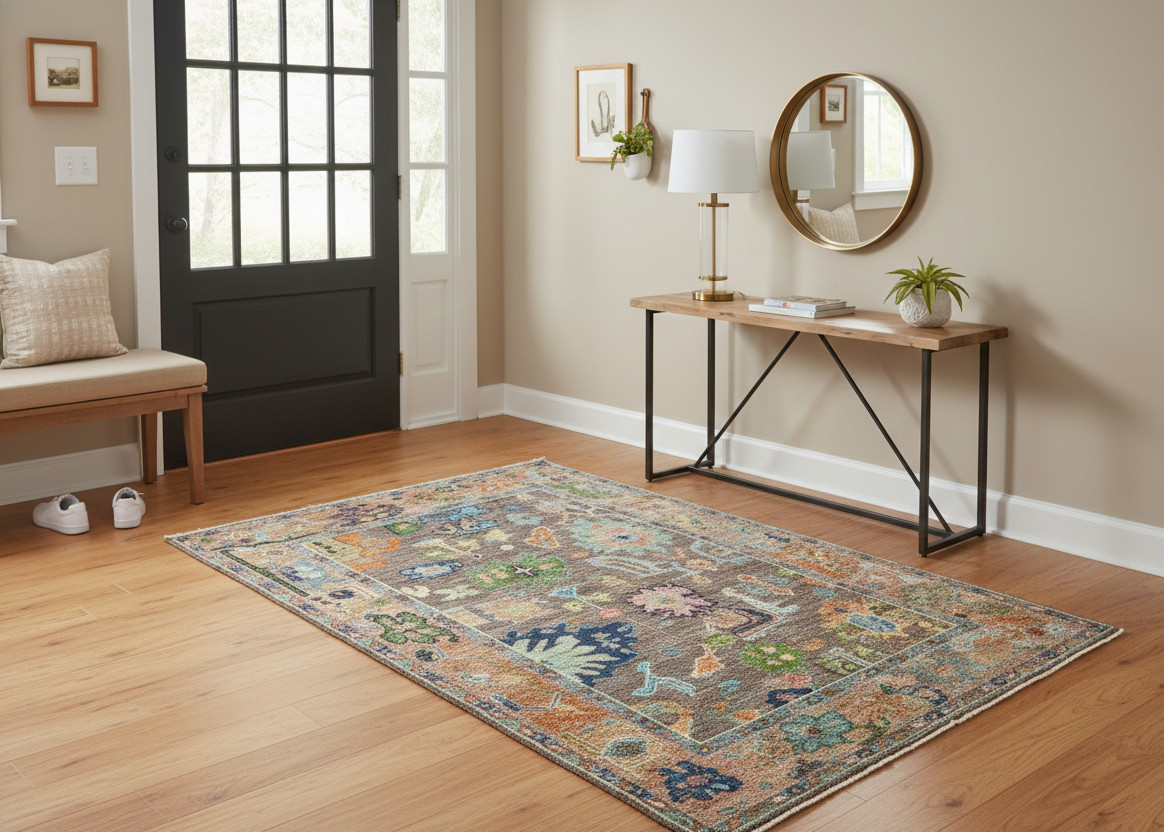 Oushak Hand Knotted 8×10, 9×12, Area Rug Carpet for Home, Bedroom, Living Room