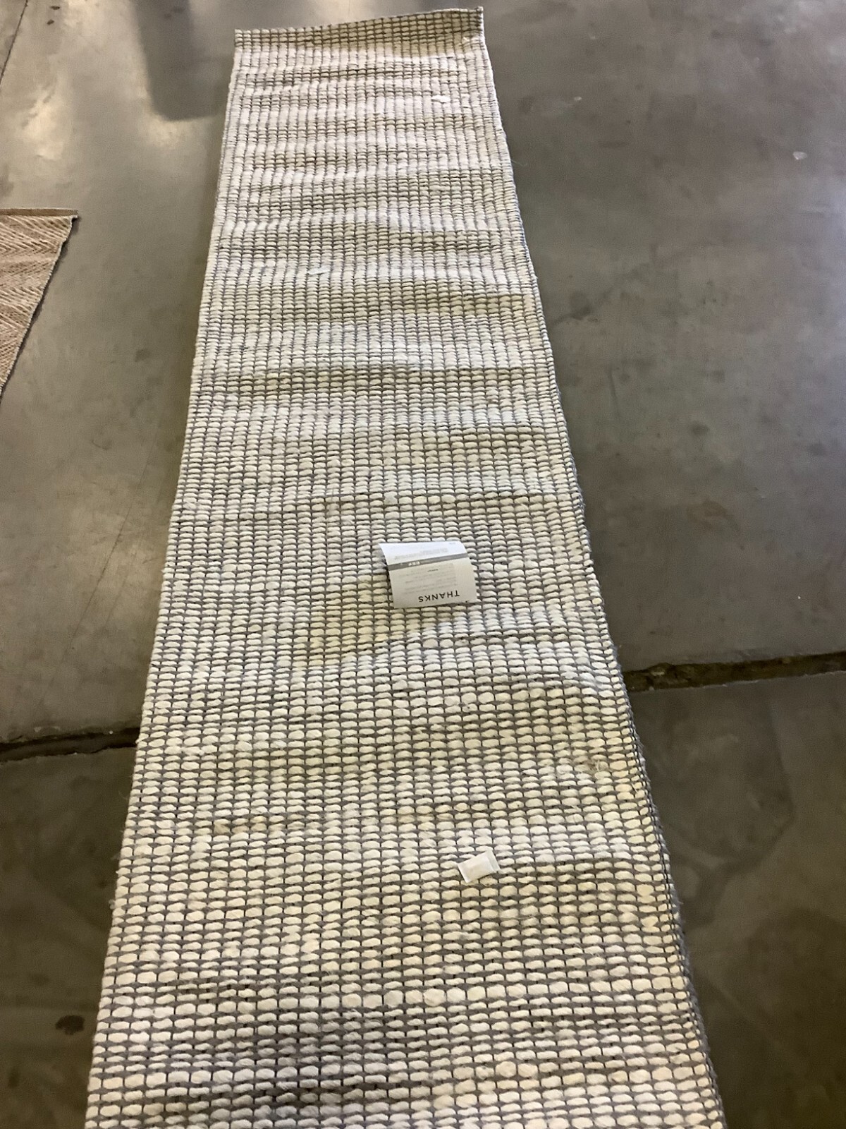 IVORY 2′-3″ X 14′ Flaw in Rug, Reduced Price 1172671042 MRB303A-214