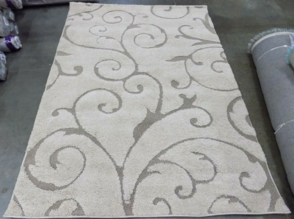 CREAM / BEIGE 5′-3″ X 7′-6″ Stained Rug Reduced Price 1172592209 SG455-1113-5
