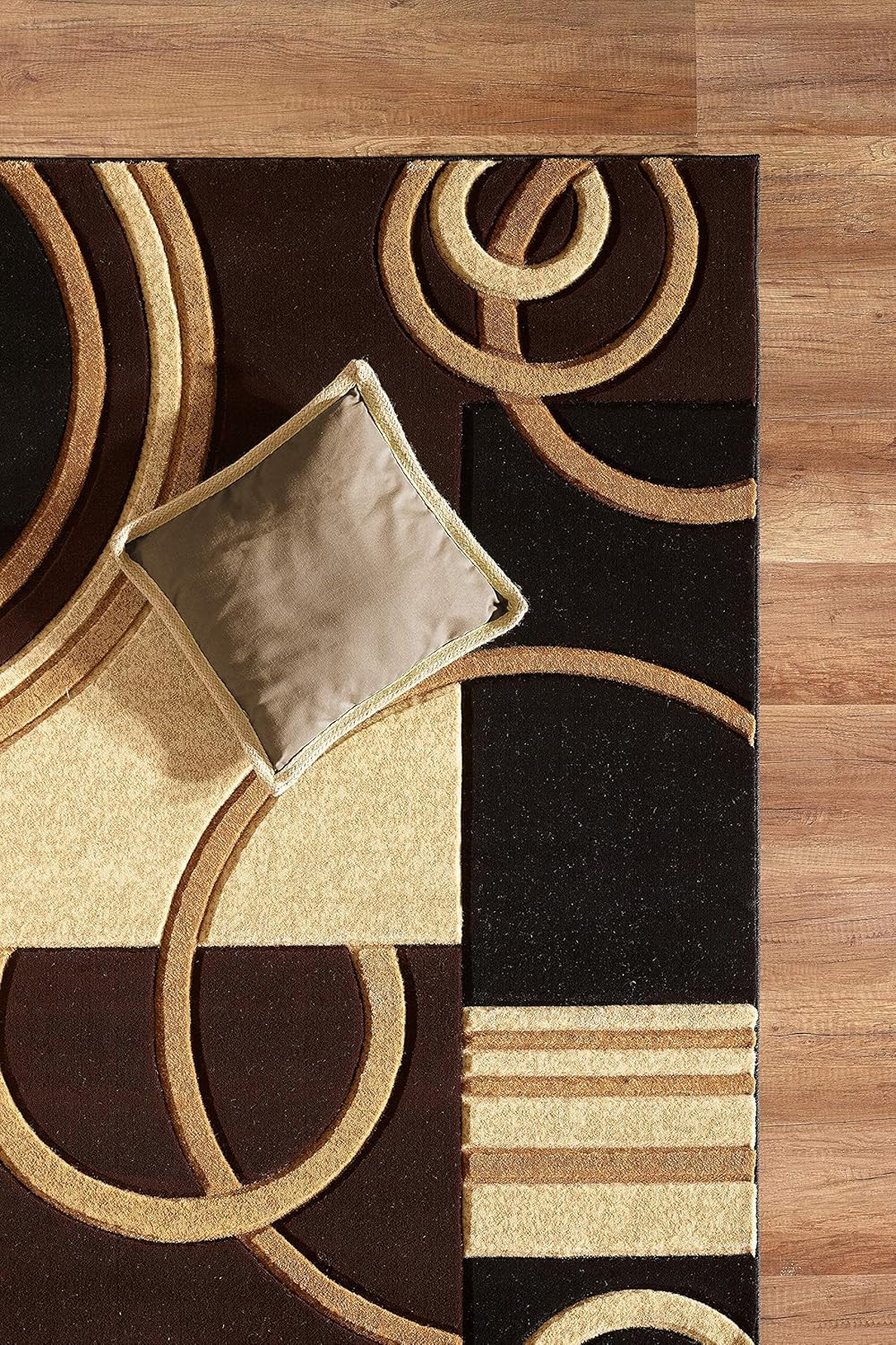 Modern Soft Hand-Carved Area Rug, Fluffy Texture for Living Room & Bedroom 5×7 B