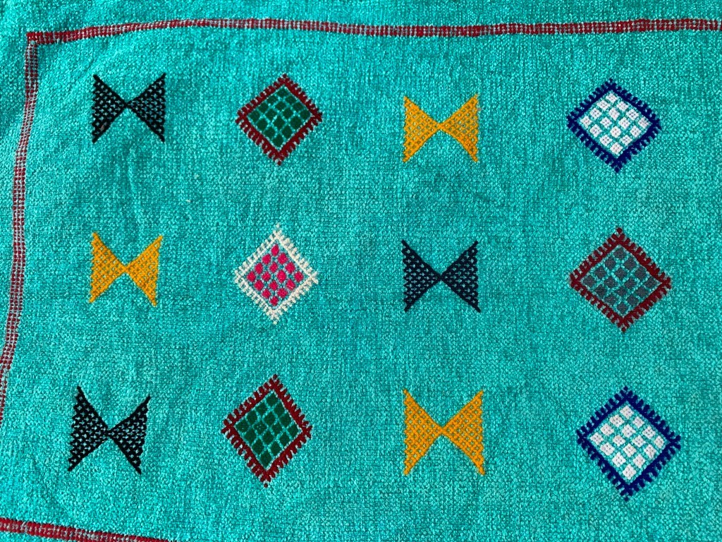 Vintage Moroccan Kilim,Silk Kilim,Sabra Kilim,Traditional Kilim 2×3 ft Free Ship