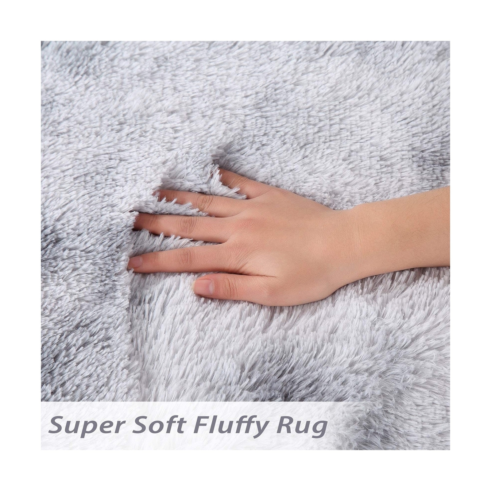 Fashionwu Fluffy Area Rug Faux Fur Rugs Non-Shedding Carpet for Bedroom, Soft…