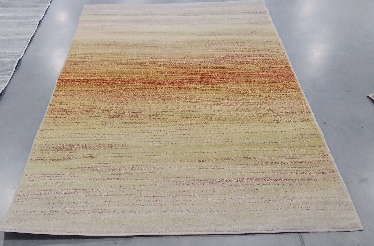 ORANGE / RED 5′-1″ X 7′-6″ Back Stain Rug, Reduced Price 1172707315 ADR142P-5