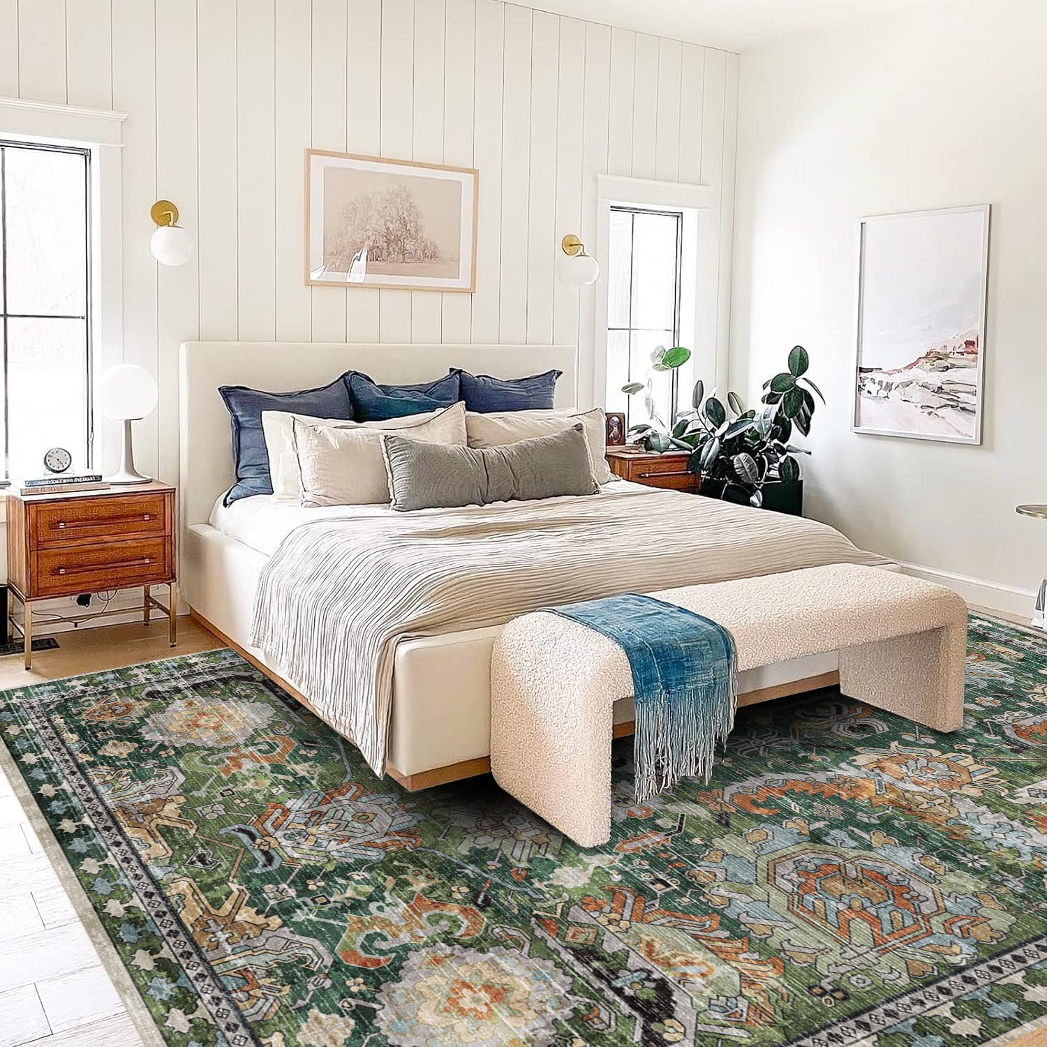 Washable Area Rugs – Perfect for Living Room, Bedroom, Kids Room, Nursery – Stai