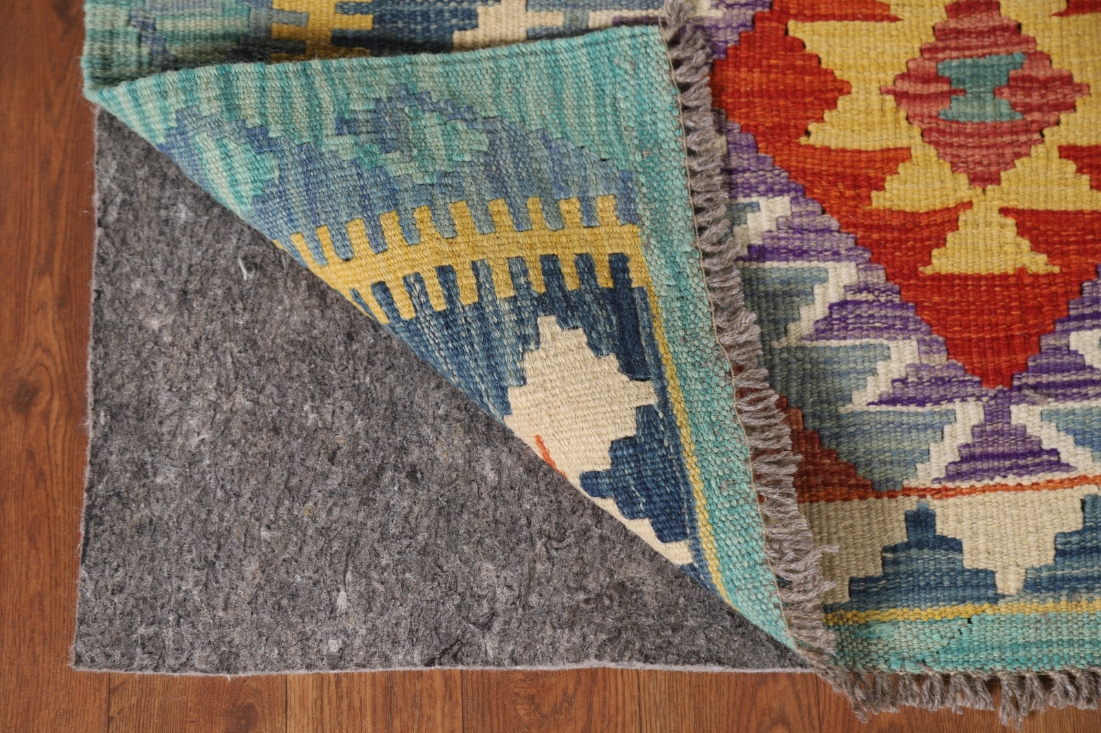 Colorful Kilim Rugs Flatweave Pile Wool Kelim Carpets 4×6 ft