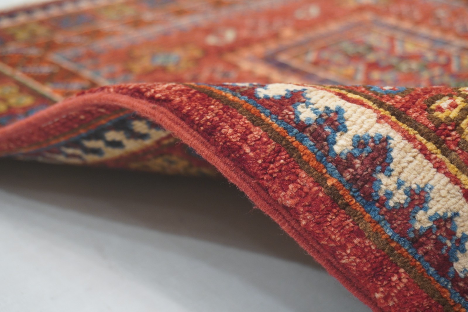 3×4 ft Red Afghan Hand Knotted Tribal Small Area Rug
