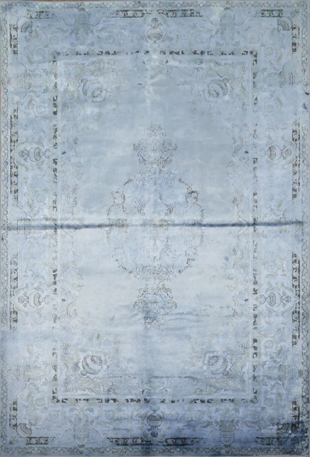 Vintage-Style Rug 5×8 Ft Contemporary Abstract Turkish Carpet Bedroom Rug