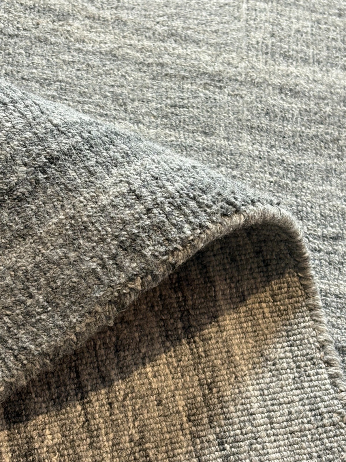 RH (Restoration Hardware) Natim Performance Rug – 12′ × 15′ – Marled Gray