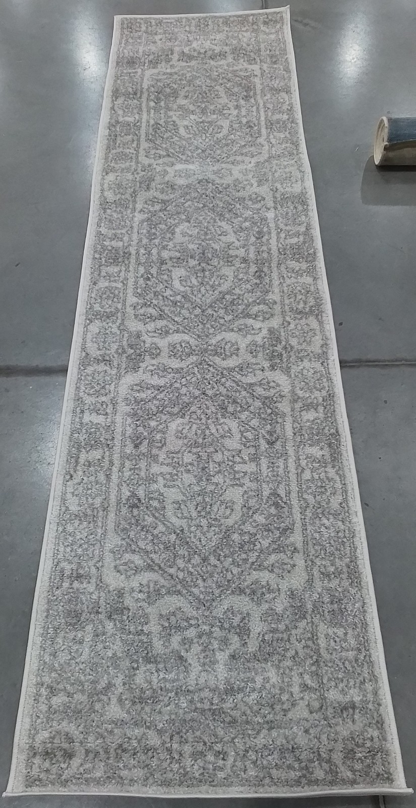 IVORY / SILVER 2′-1″ x 8′-0″ Flaw in Rug, Reduced Price 1172796769 ADR108B-280