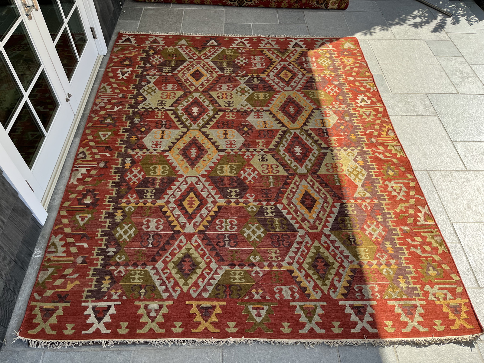 Pottery Barn Senna Handwoven Kilim Rug, 8×10. New with tags.
