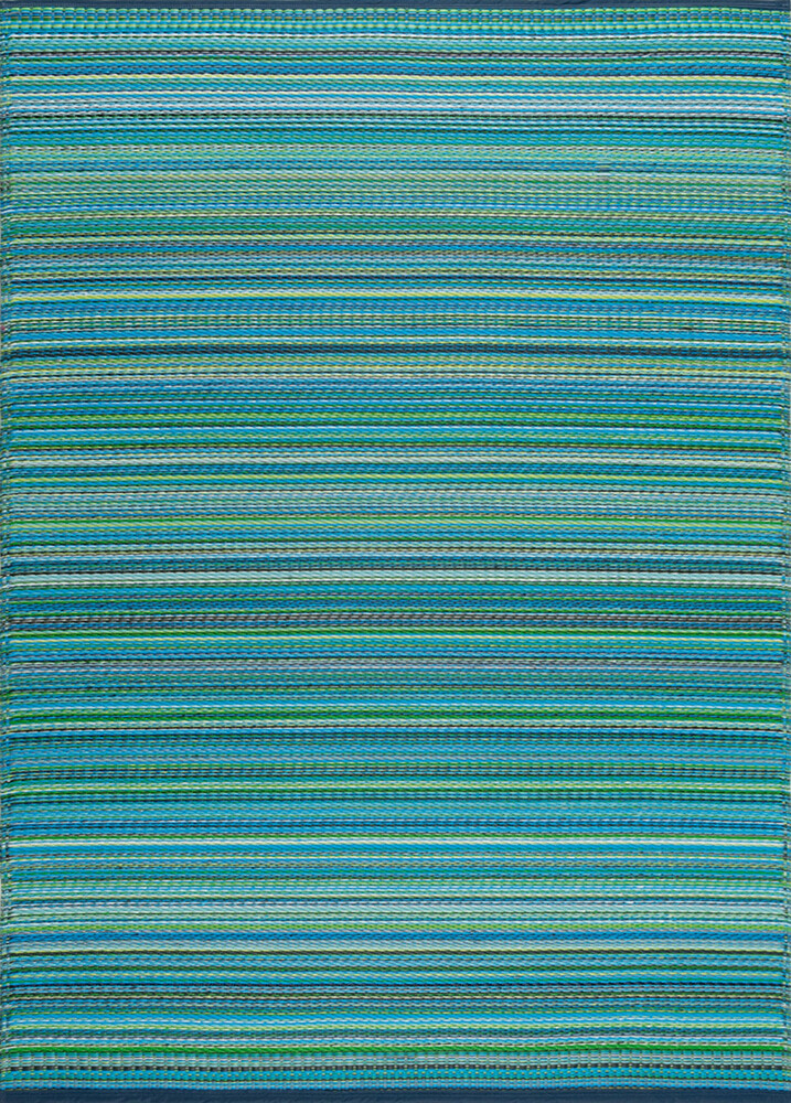 Blue Lines Rows Bars Lanes Striped Area Rug SUN1401 – Aprx 7′ 10″ x 10′ 2″