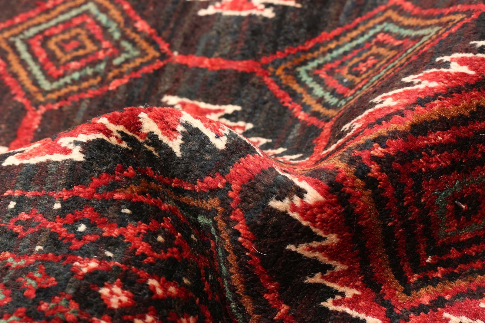 Vintage Traditional Hand-Knotted Area Rug 3’6″ x 5’11” Oriental Wool Carpet
