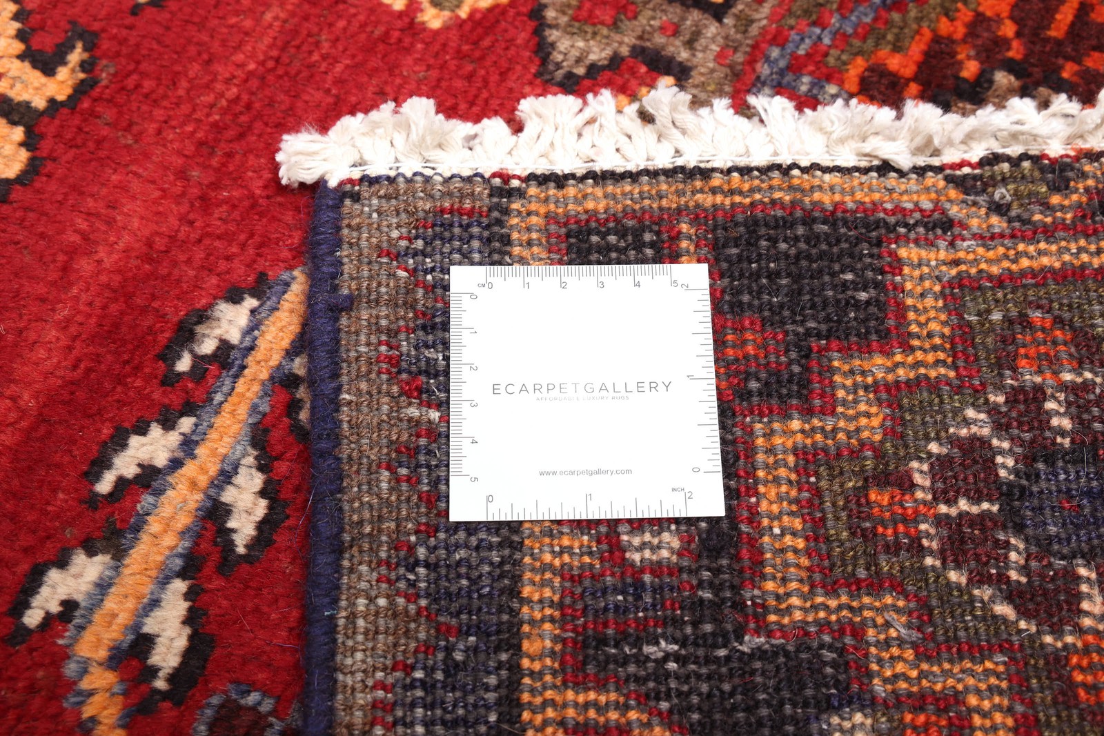 Vintage 3’11” x 7’4″ Traditional Hand Knotted Vegetable Dye Wool Area Rug