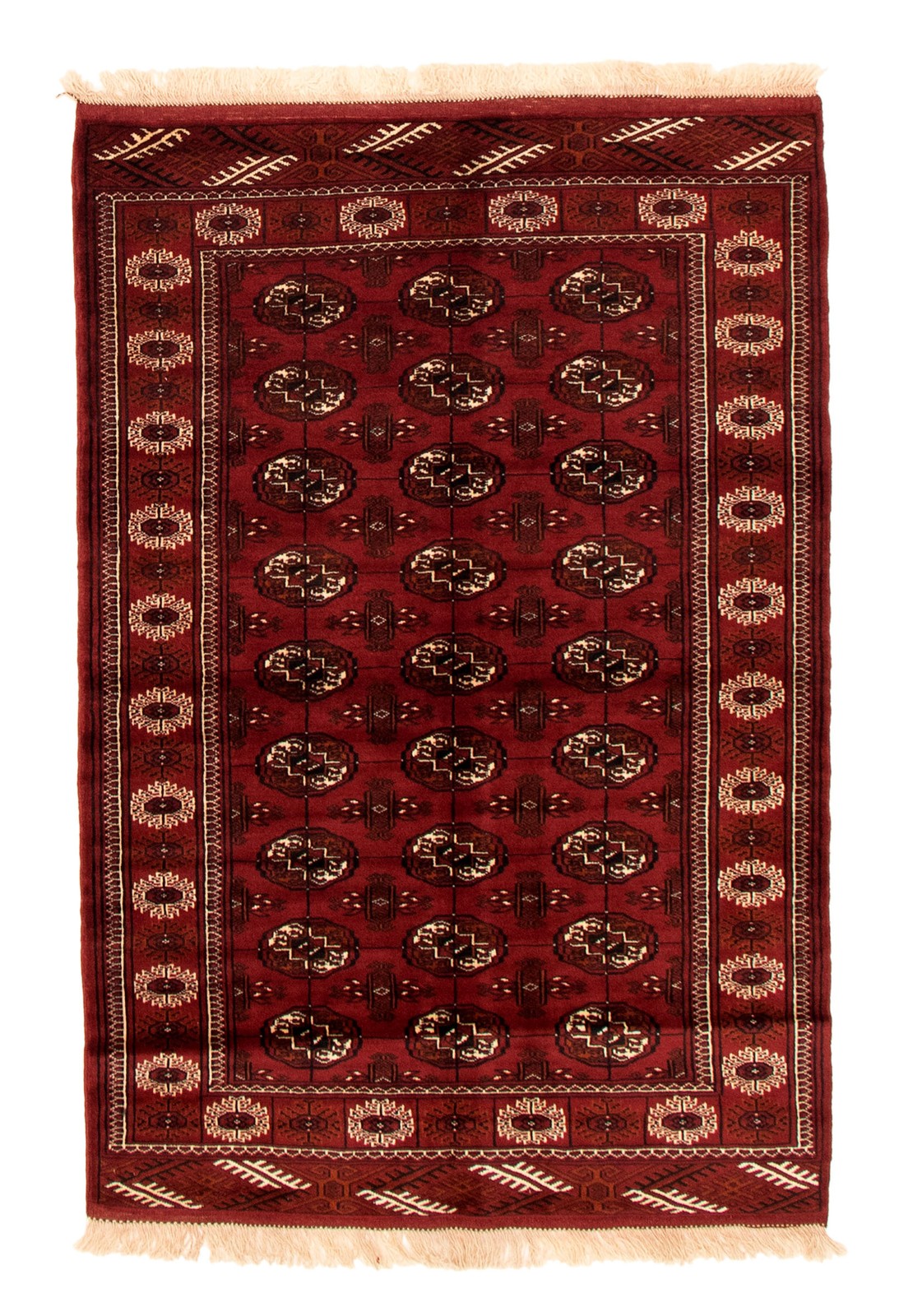 Traditional Vintage Hand-Knotted Area Rug 4’0″ x 6’0″ Oriental Wool Carpet