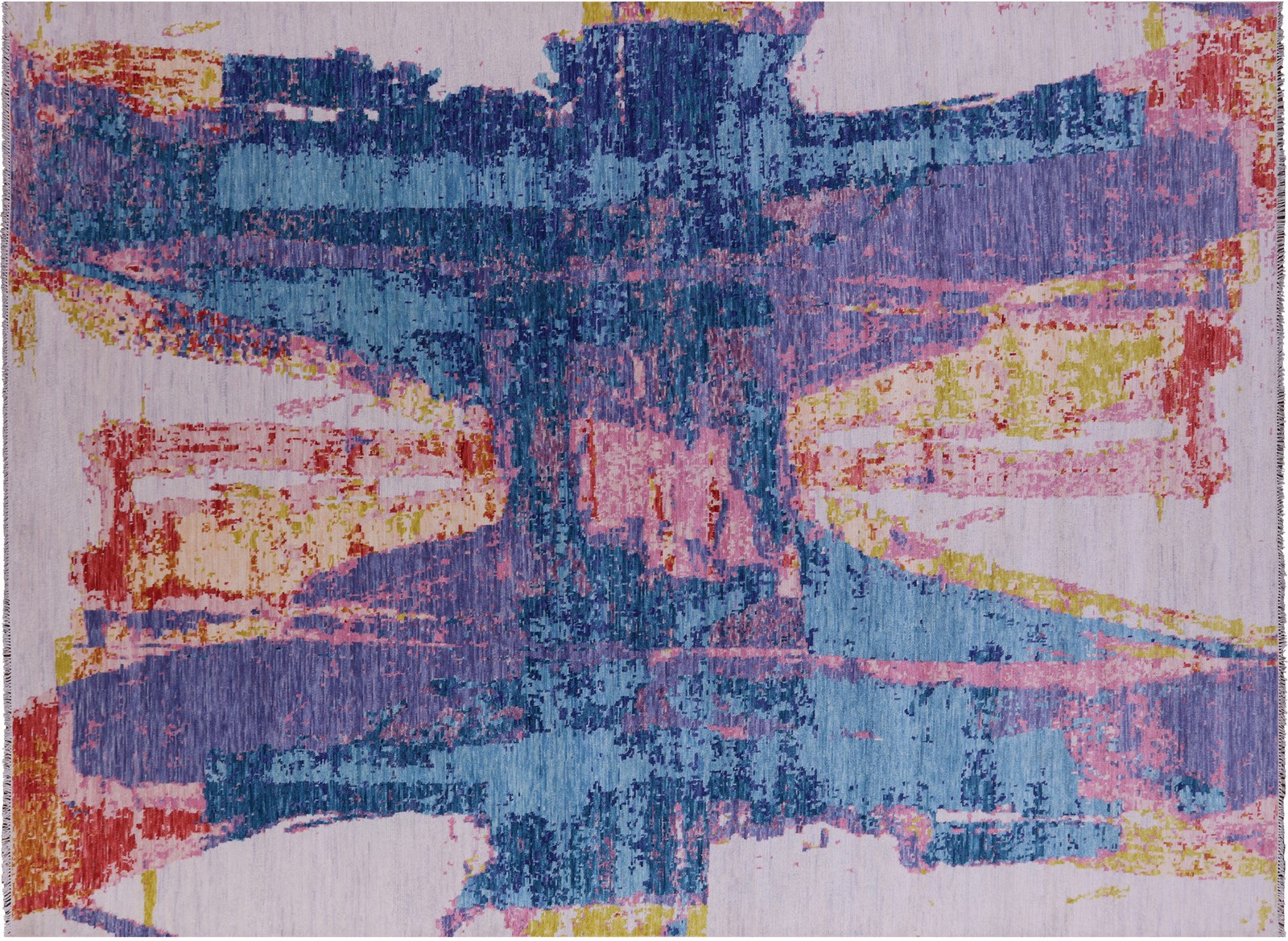 Handmade Abstract Modern Rug 10′ 2″ X 13′ 11″ – Q21397