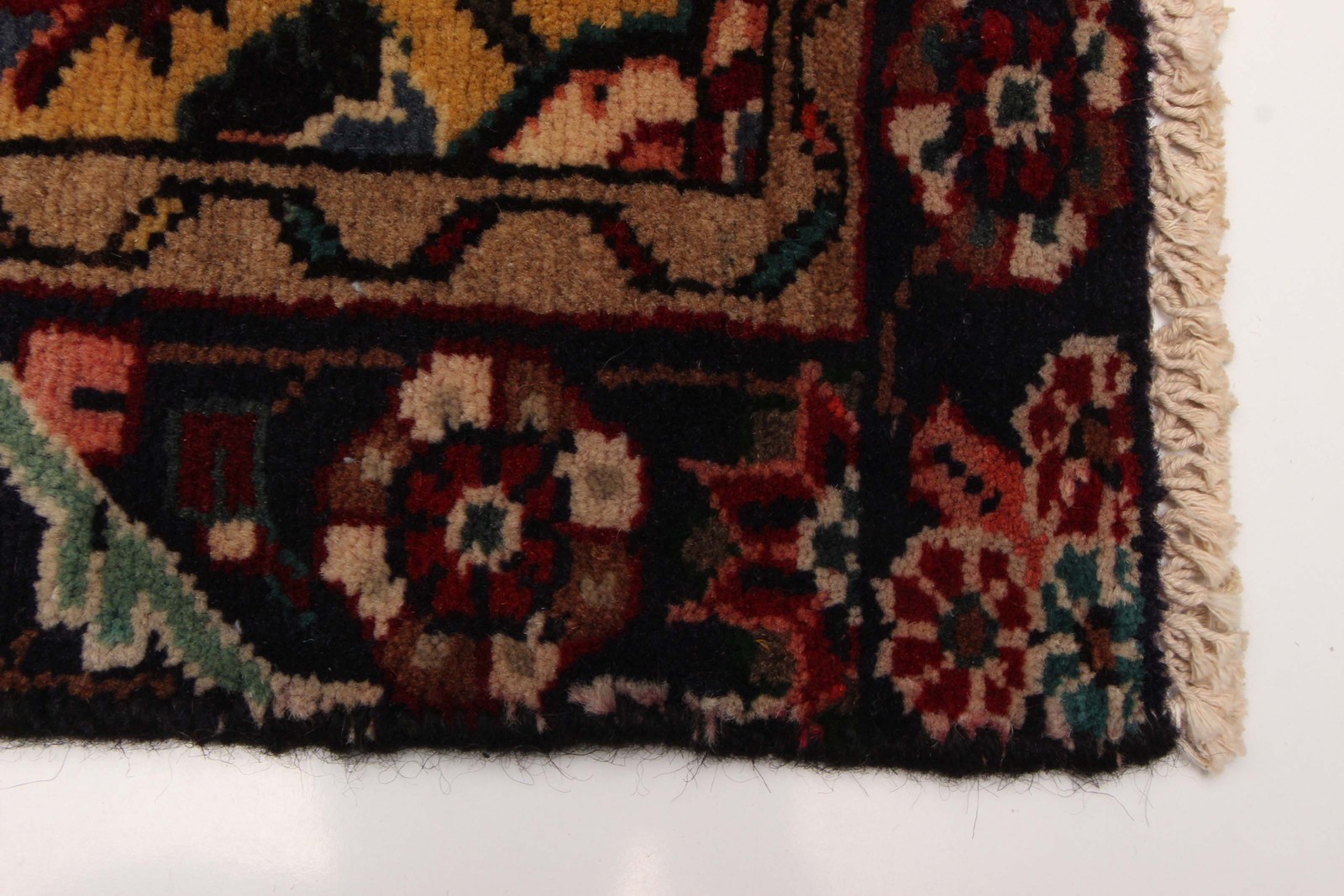 3’5″ x 9’3″ Vintage Hand-knotted Runner Rug Traditional Oriental Wool Carpet