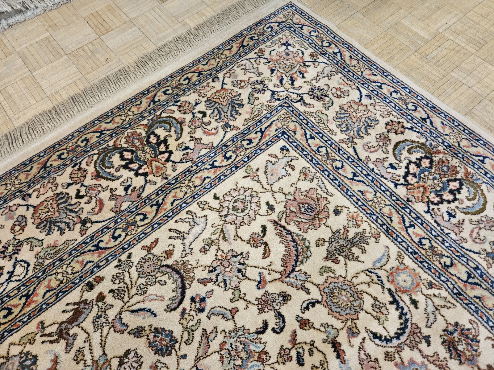 10×14 KARASTAN ANIMAL TABRIZZ 700 – 738 100% WOOL RUG GOOD CONDITION