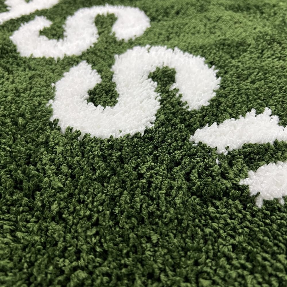 Wet Grass Rug – Green Grass Classic Handmade Flocked Area Rug – Hypebeast Hom…