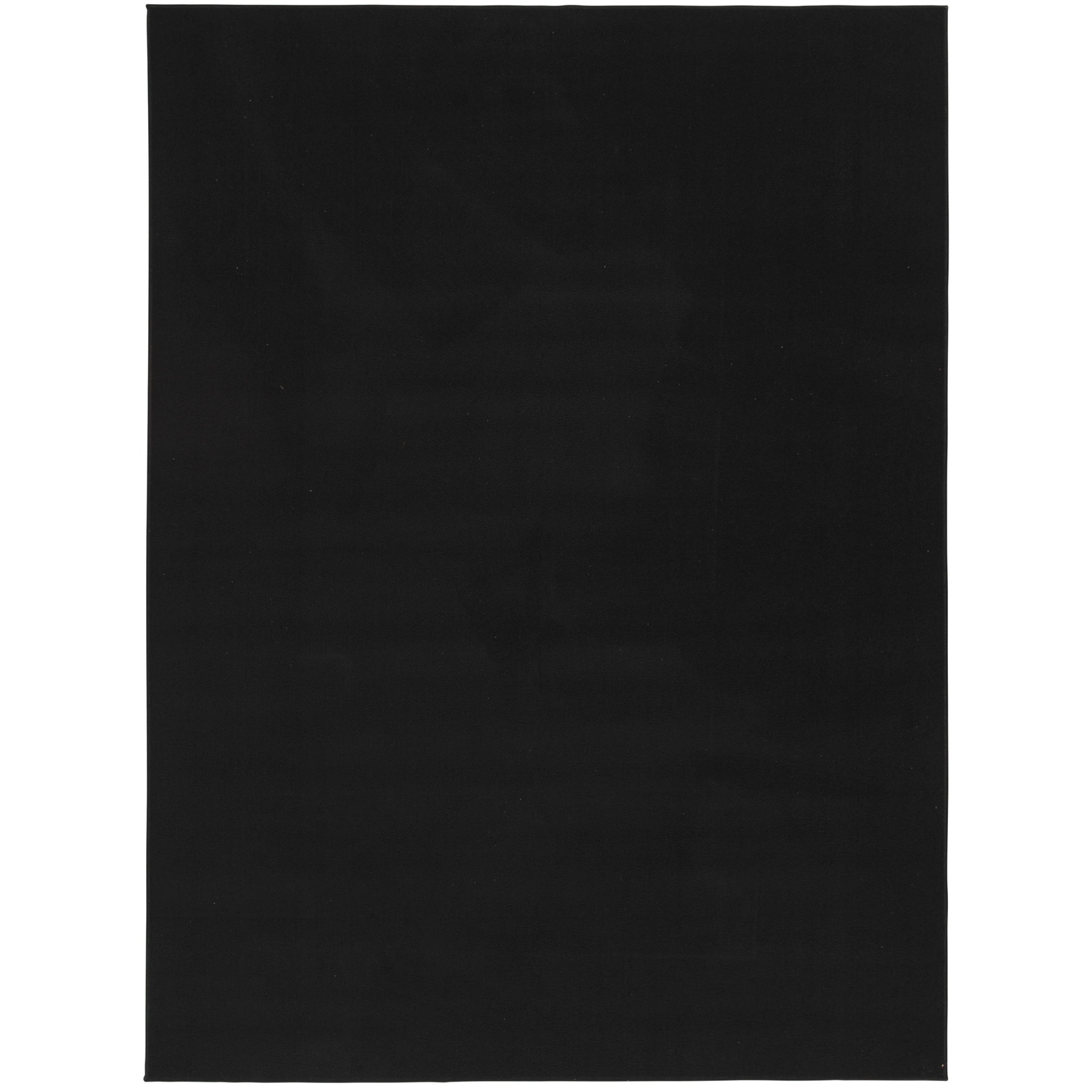 INDOOR BLACK AREA RUGS Low Pile Durable Multiple Sizes
