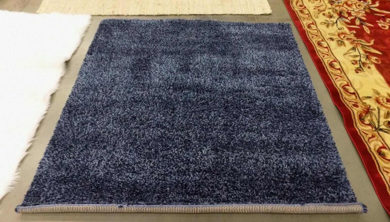 NAVY 5′-3″ X 5′-3″ Square Stained Rug, Reduced Price 1172576200 SG151-7070-5SQ