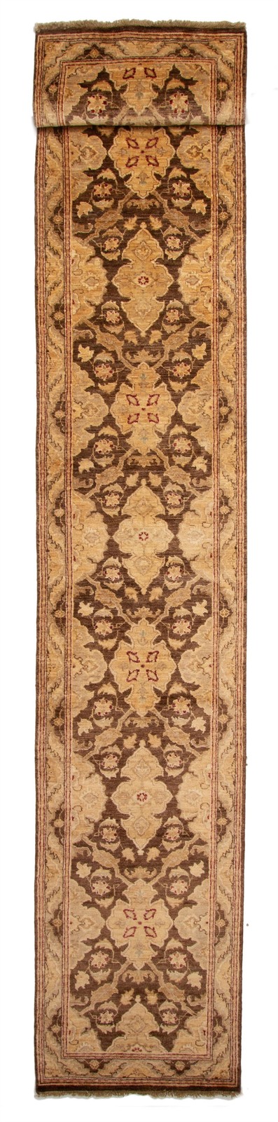 2’7″ x 15’3″ Vintage Hand-knotted Runner Rug Traditional Oriental Wool Carpet