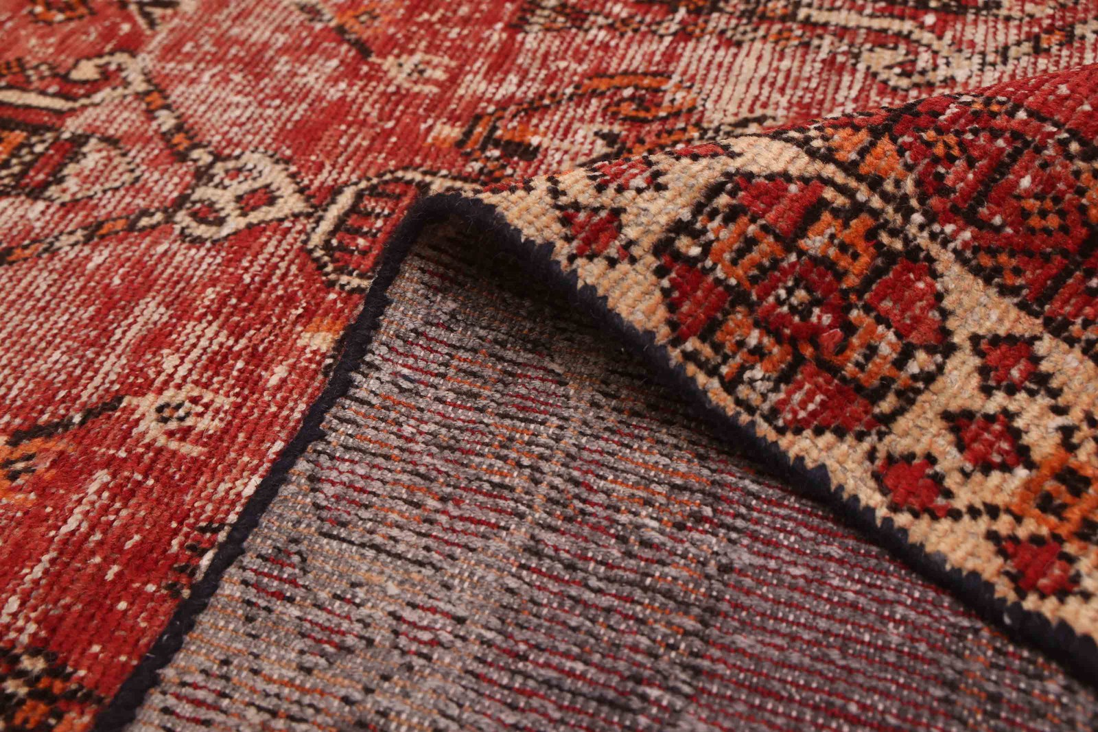 Traditional Vintage Hand-Knotted Area Rug 3’8″ x 5’11” Oriental Wool Carpet