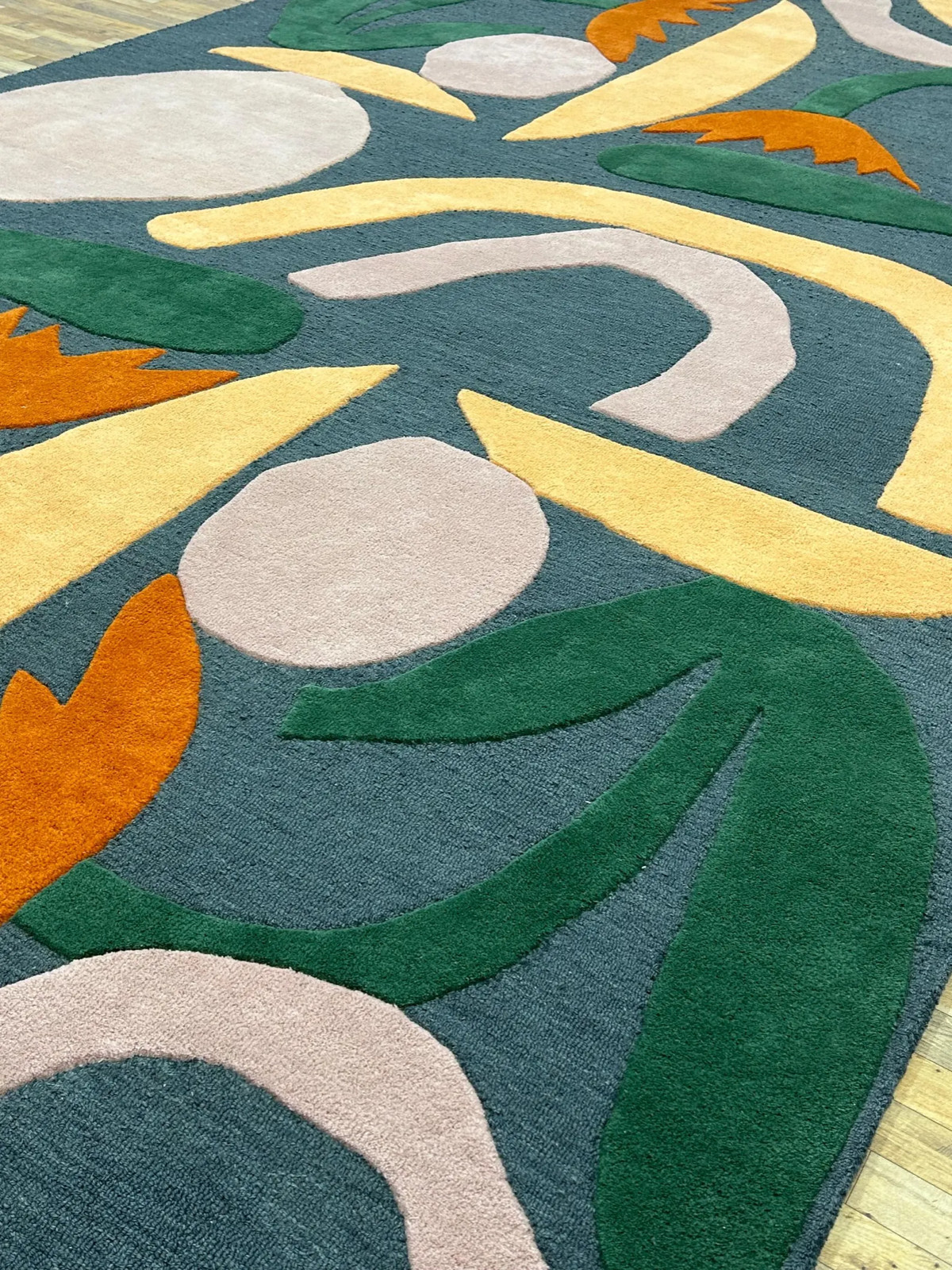 8×10 Rug lovely Design Multi Color Latest Hand-Tufted Nz Woolen Carpet Handmade
