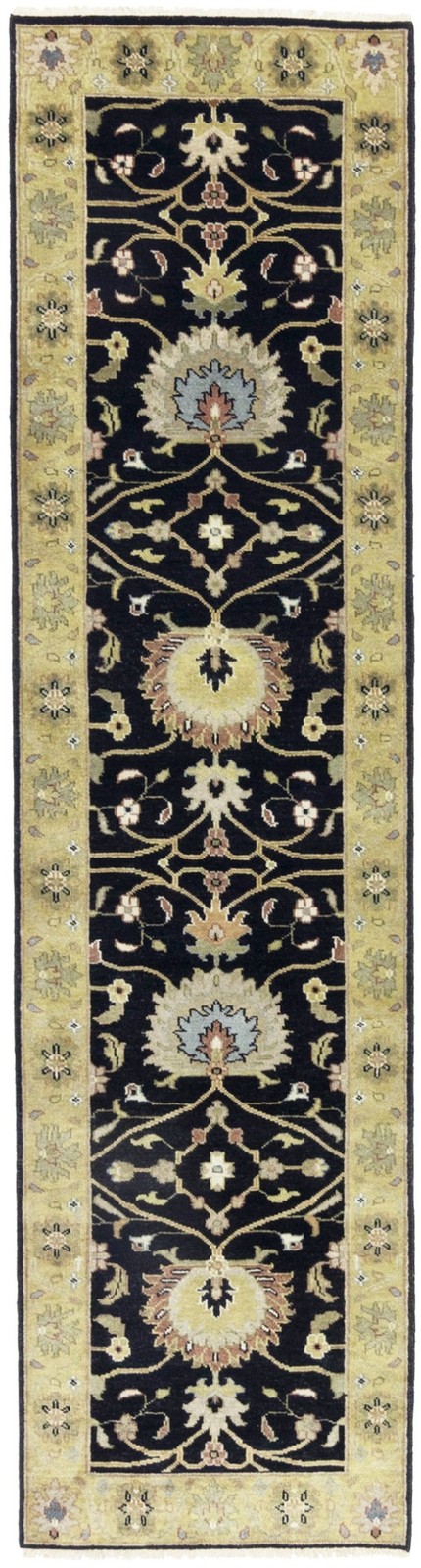 2’7 X 9’11 Handmade Floral Peshawar Oriental Runner Rug Wool Carpet 3X10 ft