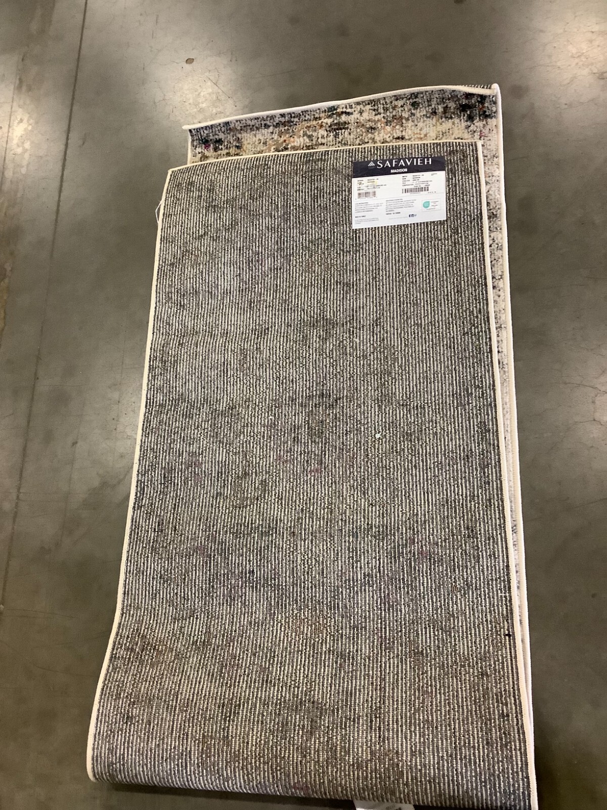 GREY / GOLD 2′-2″ x 8′-0″ Flaw in Rug, Reduced Price 1172675211 MAD473F-28
