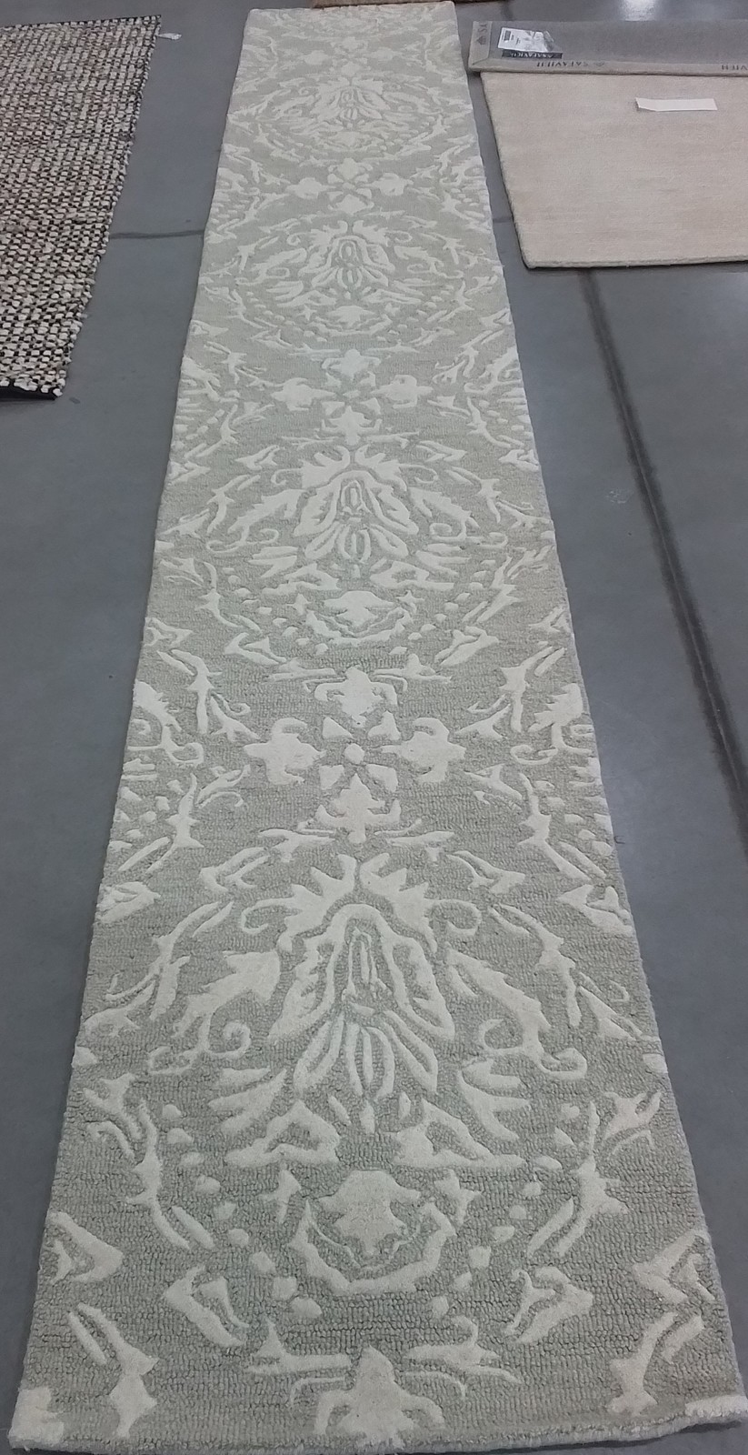 SAGE / IVORY 2′-3″ x 14′-0″ Flaw in Rug, Reduced Price 1172805569 BLM107C-214