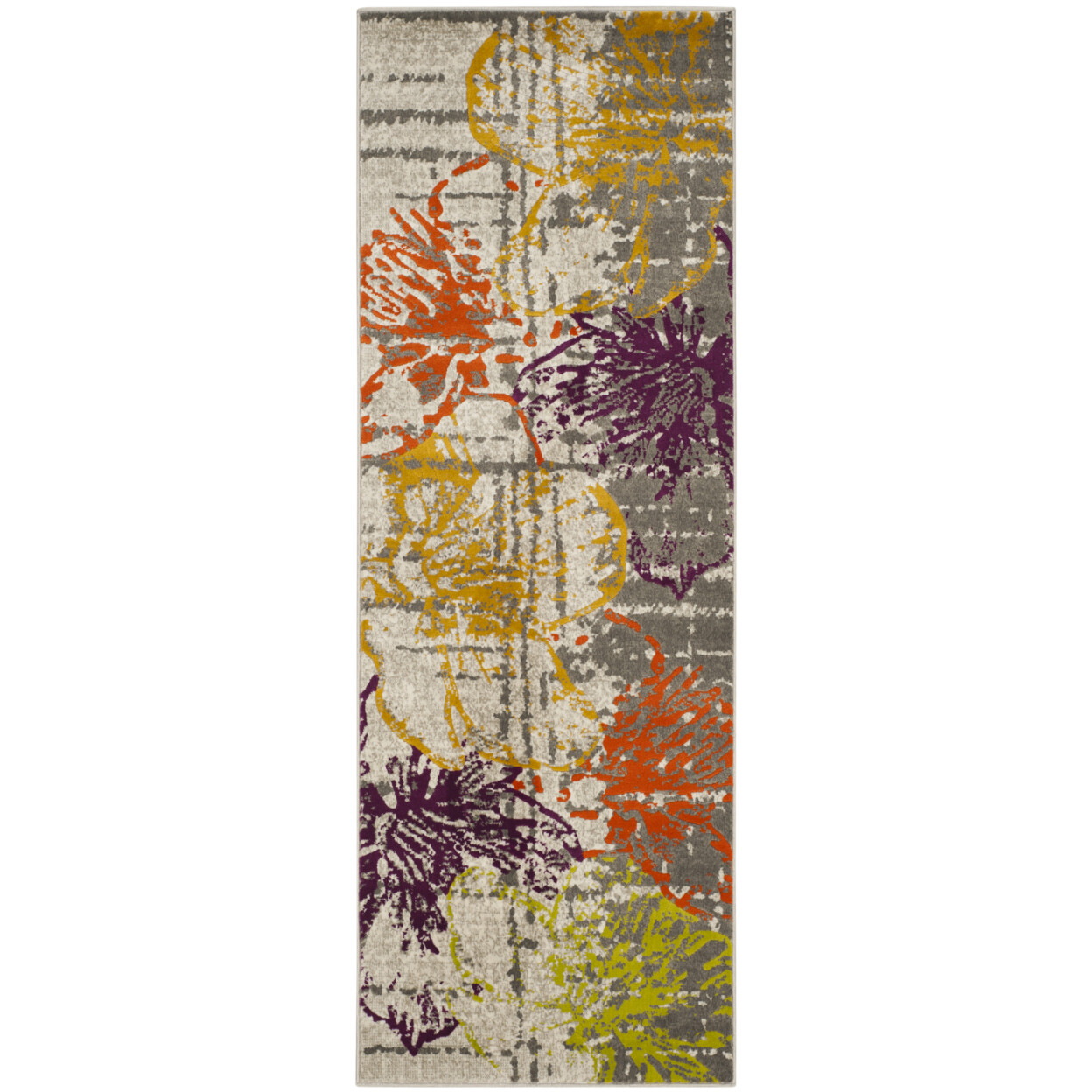 SAFAVIEH Porcello Collection PRL7732E Ivory / Grey Rug