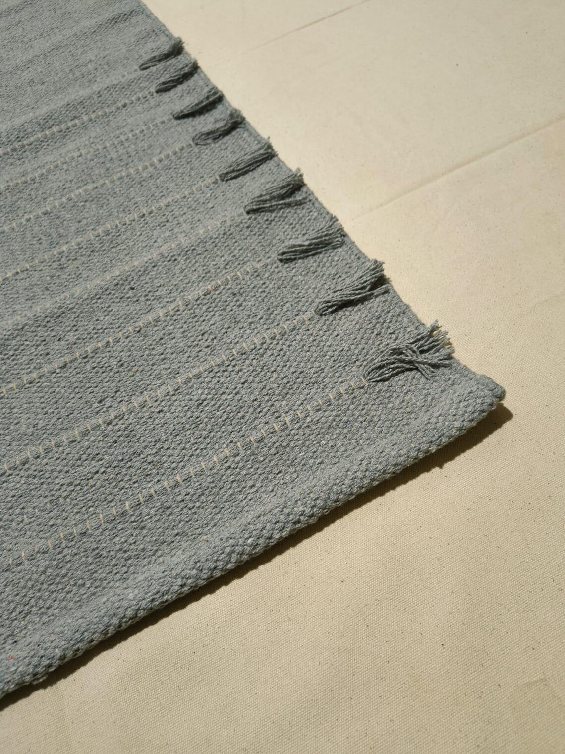 Organic Herbal Cotton Yoga Mat – Ecofriendly, Handwoven, Anti-Slip Exercise & Me