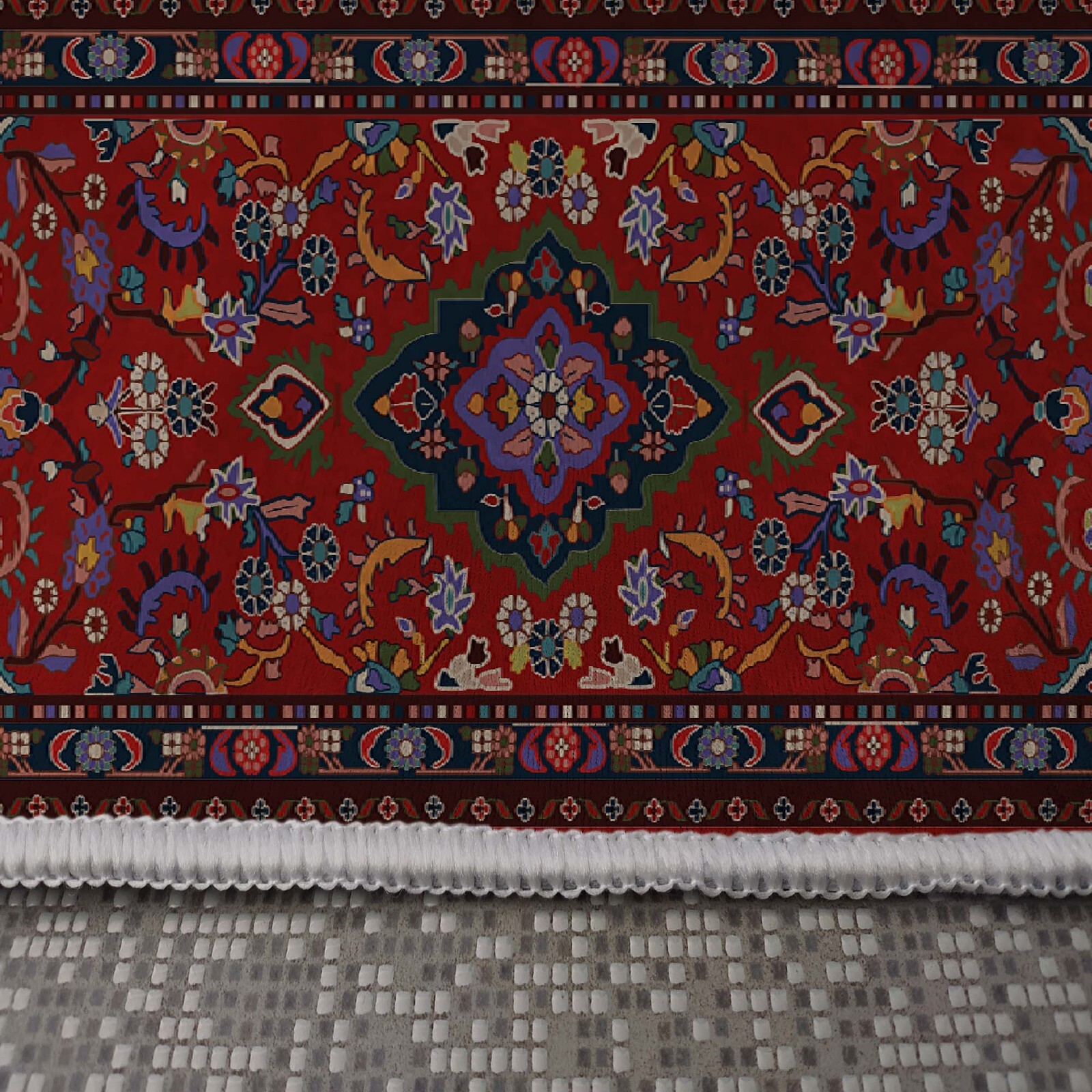 Fabulous Rug, Non-Slip Backing Rug, Machine Washable Rug, Easy to Clean, Vintage