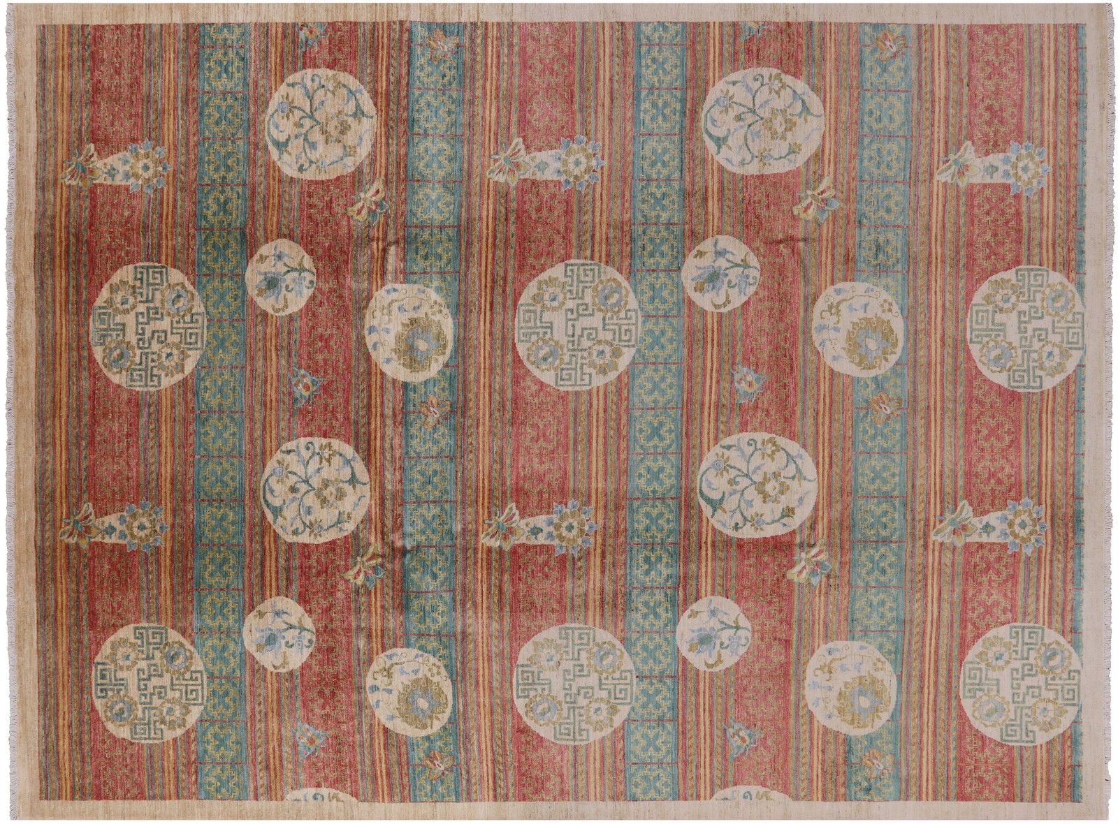 9′ 0″ X 11′ 9″ Gabbeh Handmade Wool Rug – P3432